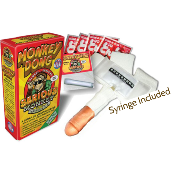 Monkey Dong Synthetic Urine Kit - Package Contents (White)