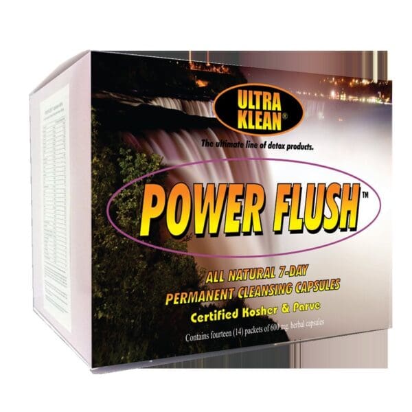Ultra Klean - Power Flush Permanent Capsules Front Box  Shot